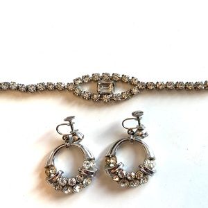 Vintage Bracelet & Coro Earrings